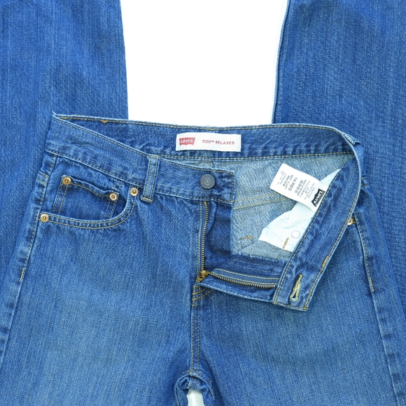 Levi's 550 Jeans boys size 14 Reg w27 xL27 blue pants - Picture 2 of 10